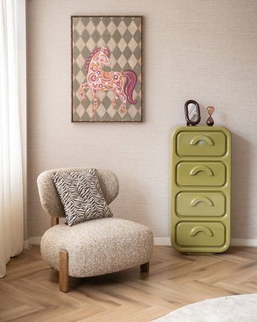 Groot Schilderij Paard Ruiten - Things I Like Things I Love