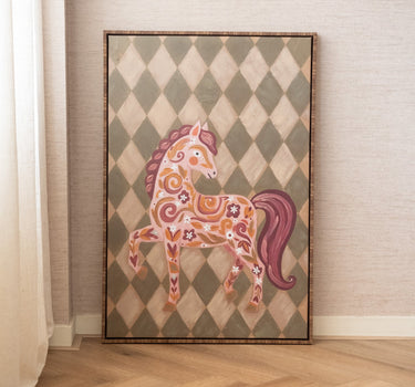 Groot Schilderij Paard Ruiten - Things I Like Things I Love
