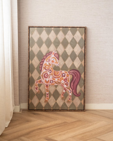 Groot Schilderij Paard Ruiten - Things I Like Things I Love