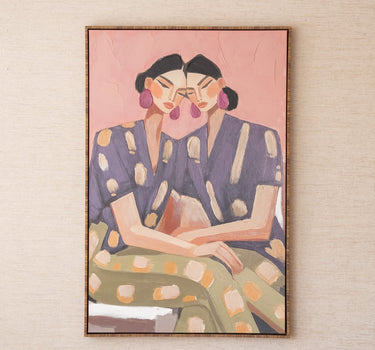 Groot Schilderij Twee Vrouwen - Things I Like Things I Love