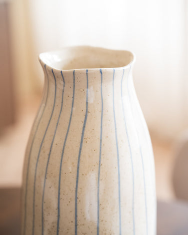 Grote Deco Vaas Crudo Gestreept - Things I Like Things I Love