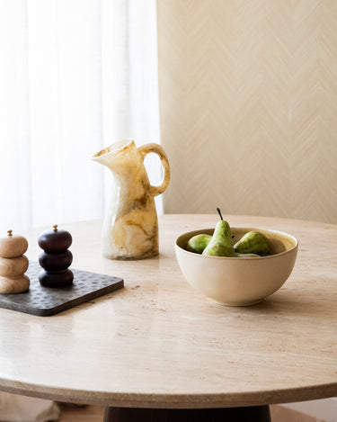 Grote Handgemaakte Saladeschaal Livia Champagne - Things I Like Things I Love