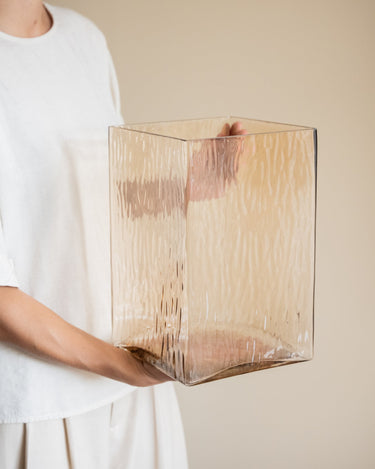 Grote Vaas Glen Glass Brown - Things I Like Things I Love