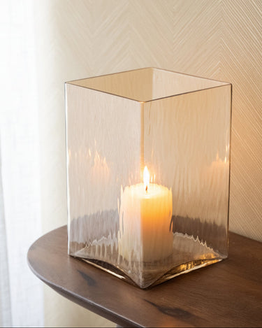 Grote Vaas Glen Glass Brown - Things I Like Things I Love