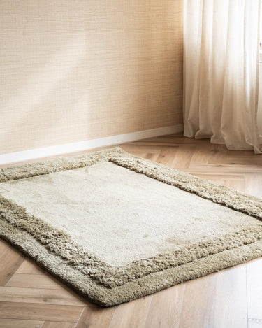 Hand - Tufted Rug Tura Olive Green - Things I Like Things I Love