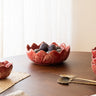 Handbeschilderde Saladeschaal Slablad Bordeaux - Things I Like Things I Love
