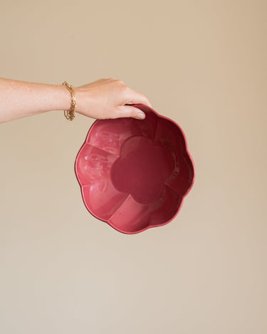 Handgemaakt Kleine Saladeschaal Riggiola Bordeaux - Things I Like Things I Love