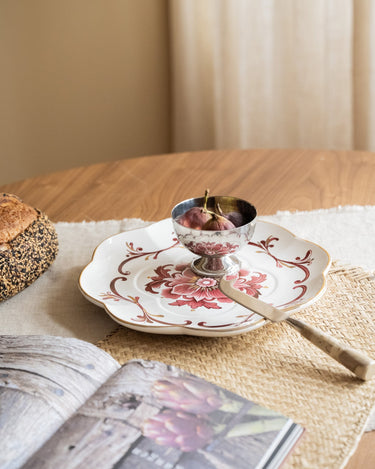 Handgemaakt Serveerbord Riggiola Bloem - Things I Like Things I Love