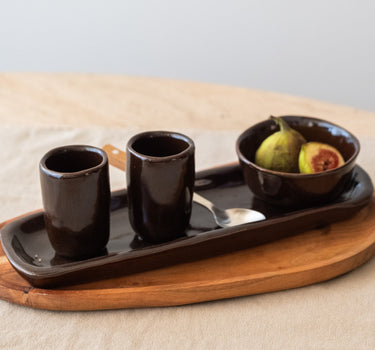 Handgemaakte Espressomok Serpa Bruin - Things I Like Things I Love