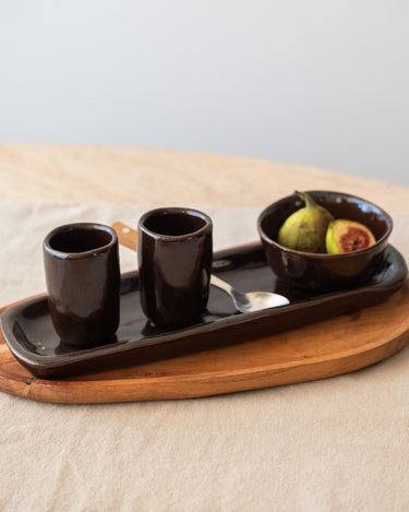 Handgemaakte Espressomok Serpa Bruin - Things I Like Things I Love
