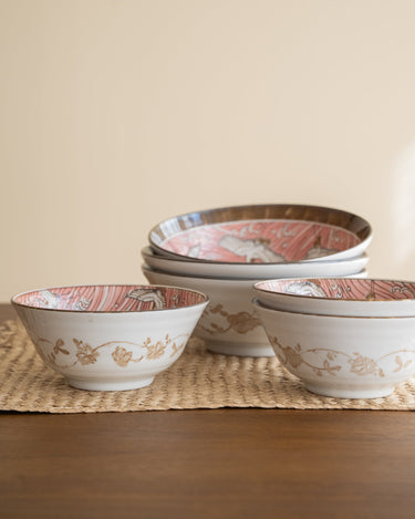 Handgemaakte Japanse Kom Kraanvogel Roze - Things I Like Things I Love