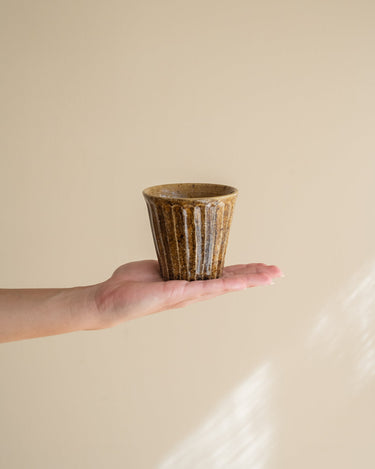Handgemaakte Japanse Mok Mino Geel - Things I Like Things I Love