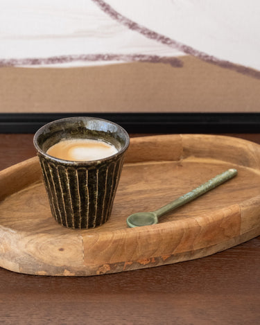Handgemaakte Japanse Mok Mino Groen - Things I Like Things I Love