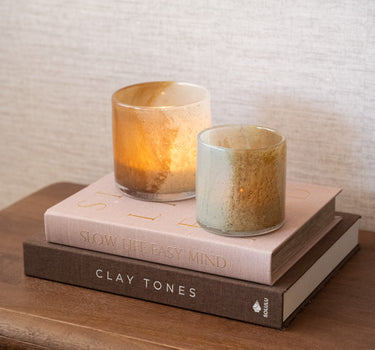 Handgemaakte Waxinelichthouder Tauraco Glas - Things I Like Things I Love