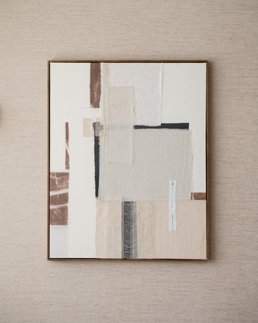 Handgeschilderd Groot Schilderij Yakarta Abstract - Things I Like Things I Love