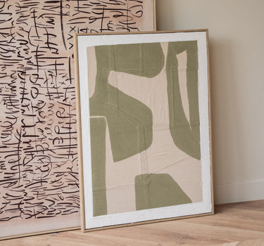 Handgeschilderd Schilderij Isa Groen - Things I Like Things I Love