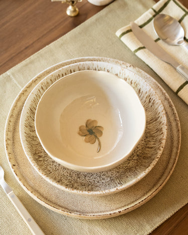 Handmade Bowl Lucky Clover Ceramic - Things I Like Things I Love