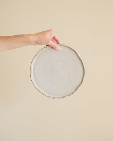 Handmade Breakfast Plate Serpa Beige - Things I Like Things I Love