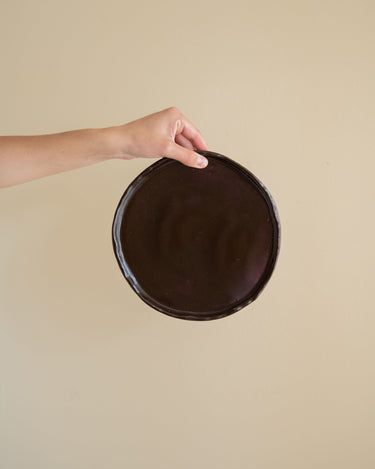Handmade Breakfast Plate Serpa Burgundy - Things I Like Things I Love