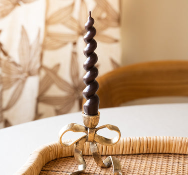 Handmade Candle Holder Riley Ribbon - Things I Like Things I Love