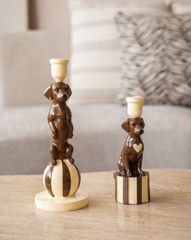 Handmade Candle Holder Sausage Dog - Things I Like Things I Love