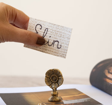 Handmade Card Holder Mia Poppy - Things I Like Things I Love