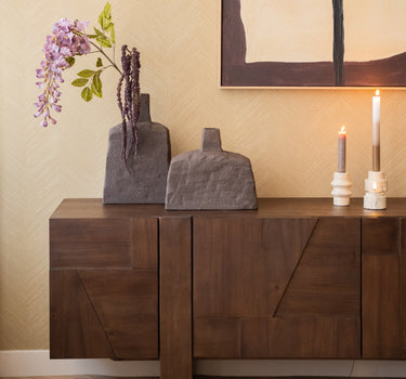 Handmade Deco Vase Castelao Brown - Things I Like Things I Love