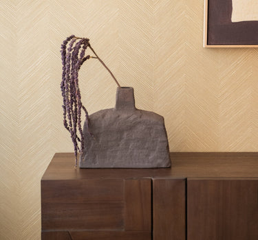 Handmade Deco Vase Castelao Brown - Things I Like Things I Love