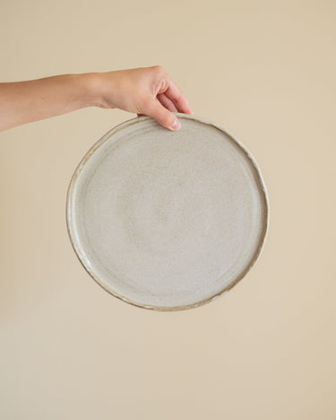 Handmade Dinner Plate Serpa Beige - Things I Like Things I Love