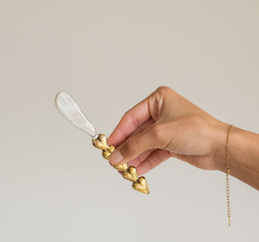Handmade Holly Heart Butter Knife - Things I Like Things I Love