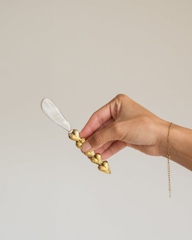 Handmade Holly Heart Butter Knife - Things I Like Things I Love