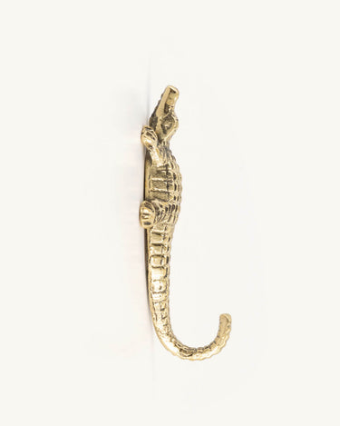 Handmade Hook Chewy Crocodile Brass - Things I Like Things I Love