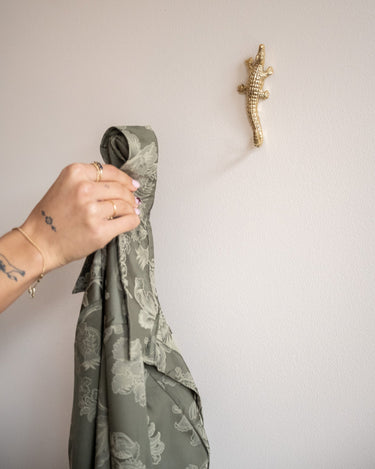 Handmade Hook Chewy Crocodile Brass - Things I Like Things I Love