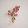 Handmade Hook Elodie Flowers Brass - Things I Like Things I Love