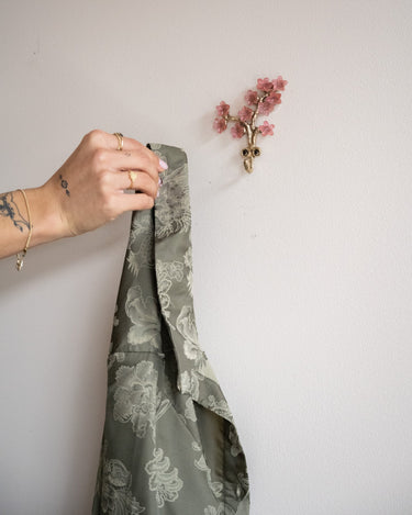 Handmade Hook Elodie Flowers Brass - Things I Like Things I Love