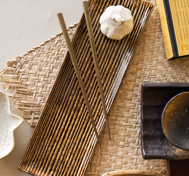 Handmade Japanese Mino Craft Plate Brown - Things I Like Things I Love