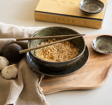 Handmade Japanese Shinryoku Triangle Sauce Dish Green - Things I Like Things I Love