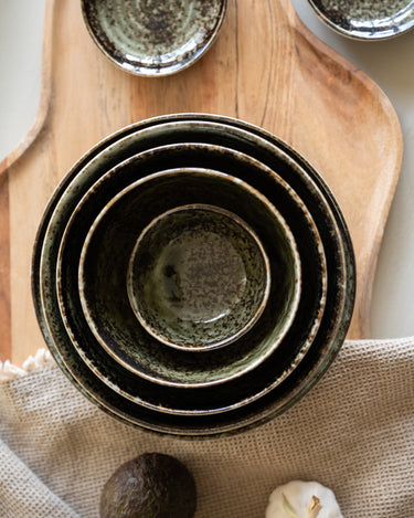 Handmade Japanese Shinryoku Triangle Sauce Dish Green - Things I Like Things I Love