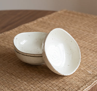Handmade Japanese Small Bowl Shirogesho - Things I Like Things I Love