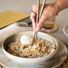 Handmade Japanese Yuki Deep Dinner Plate - Things I Like Things I Love
