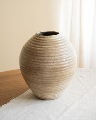 Handmade Large Deco Vase Caramel - Things I Like Things I Love