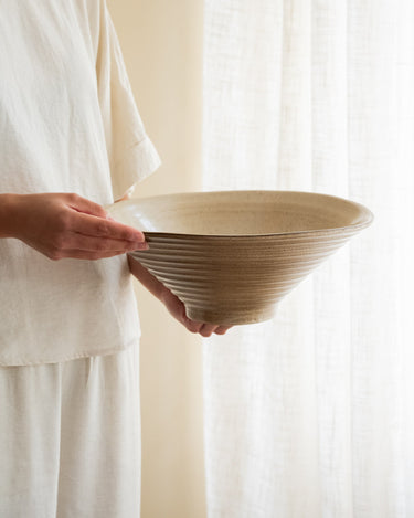 Handmade Large Serving Bowl Caramel - Things I Like Things I Love