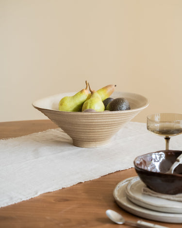 Handmade Large Serving Bowl Caramel - Things I Like Things I Love