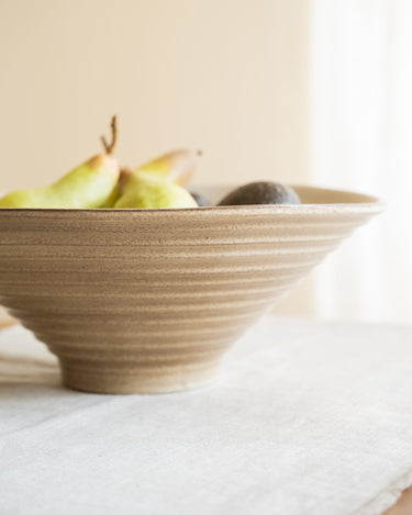 Handmade Large Serving Bowl Caramel - Things I Like Things I Love