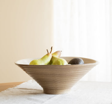 Handmade Large Serving Bowl Caramel - Things I Like Things I Love