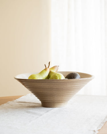 Handmade Large Serving Bowl Caramel - Things I Like Things I Love