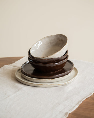 Handmade Medium Bowl Serpa Beige - Things I Like Things I Love