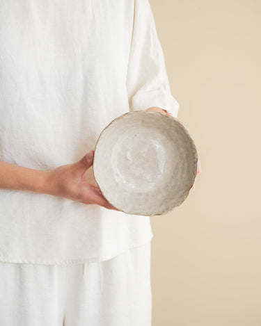 Handmade Medium Bowl Serpa Beige - Things I Like Things I Love