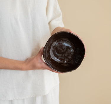 Handmade Medium Bowl Serpa Burgundy - Things I Like Things I Love