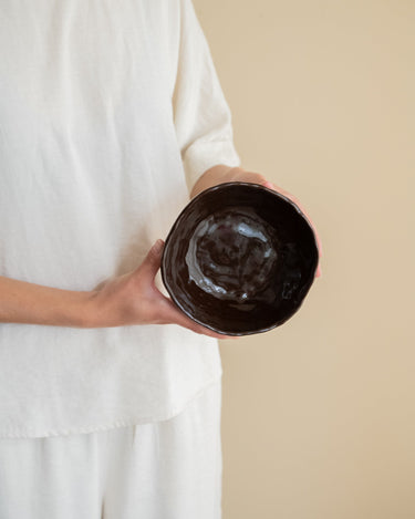 Handmade Medium Bowl Serpa Burgundy - Things I Like Things I Love